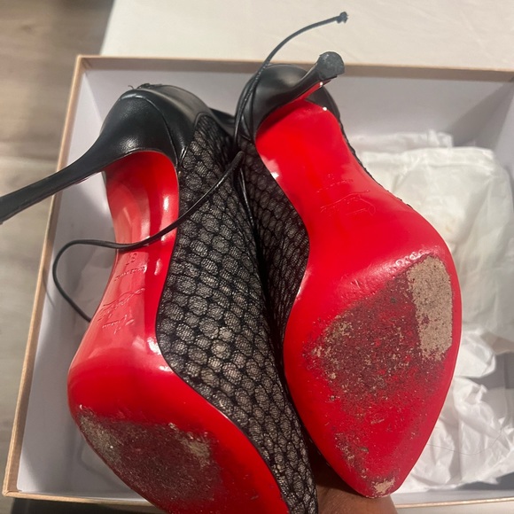 Christian Louboutin Shoes - Christian Louboutin Mesh Lace up Bootie